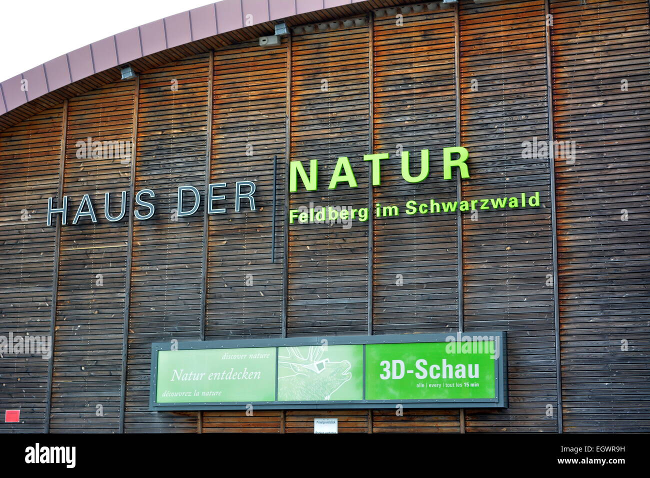 Schwarzwald, Baden-Württemberg Hochschwarzwald, am Feldberg, Haus der Natur, Foto Stock