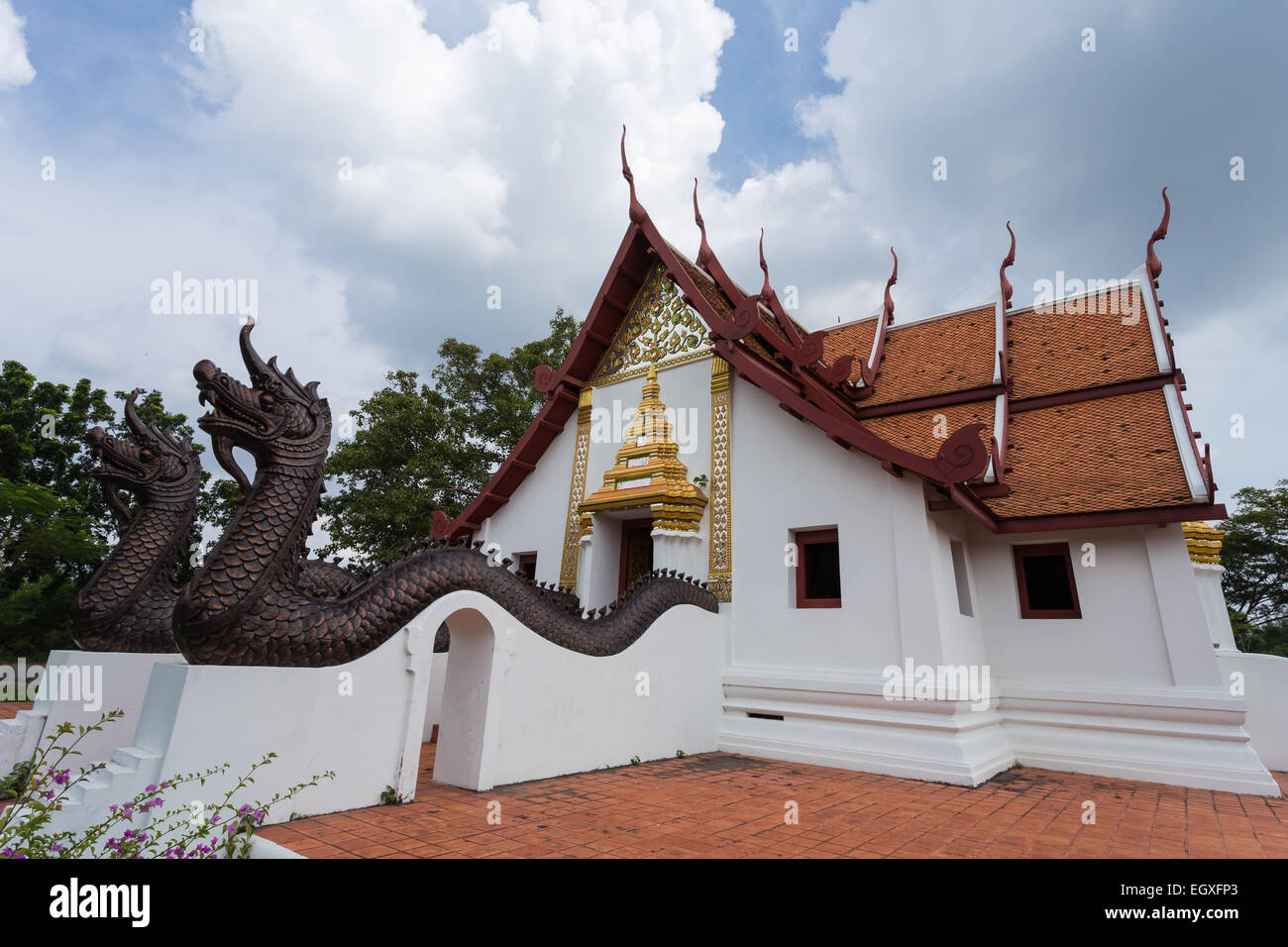 Antica città,Tempio della Thailandia Foto Stock