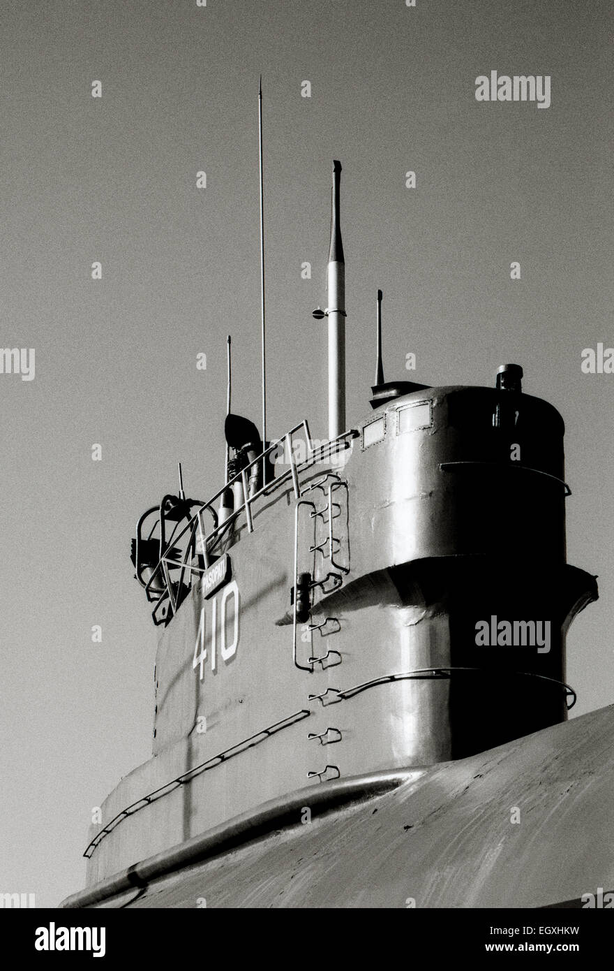 La tecnologia militare. Russo Monkasel Sommergibile Monumento a Surabaya in Java in Indonesia nel sud-est asiatico in Estremo Oriente. Storia Travel Foto Stock