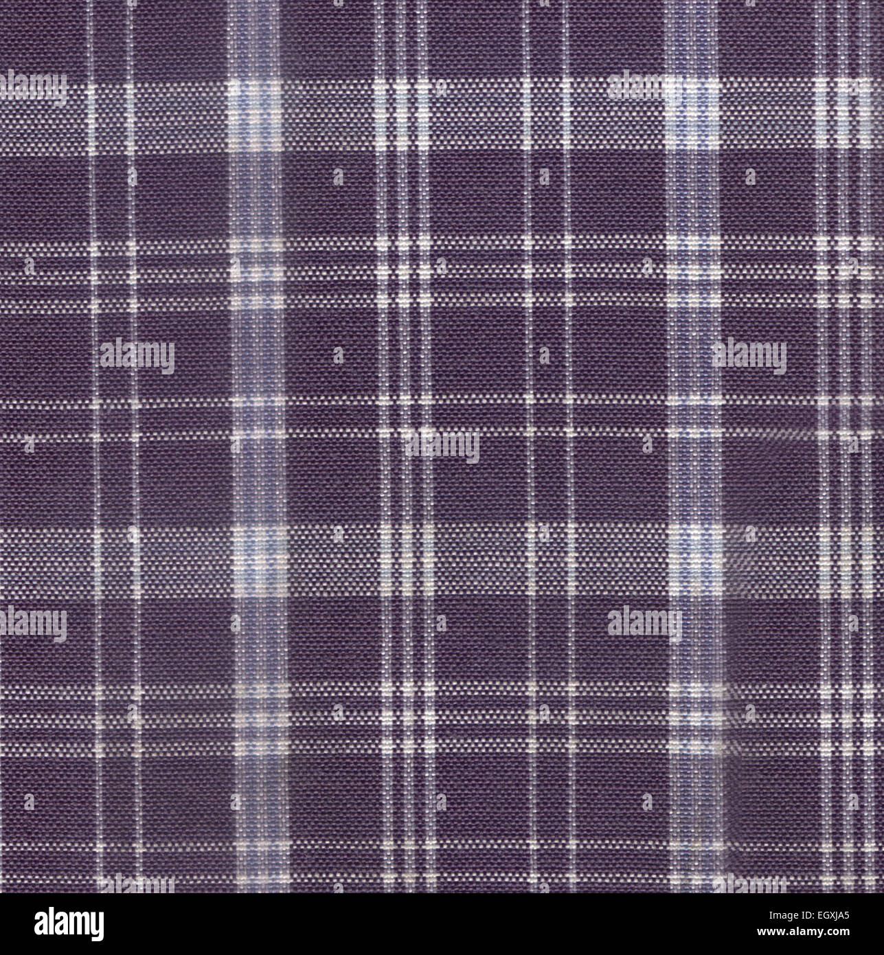 Plaid tessuto Texture Foto Stock