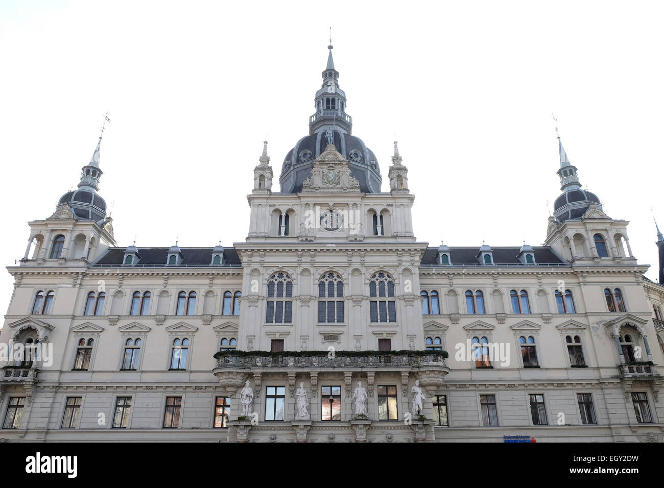 Municipio di Graz capitale della Stiria in Austria il 10 gennaio 2015. Foto Stock