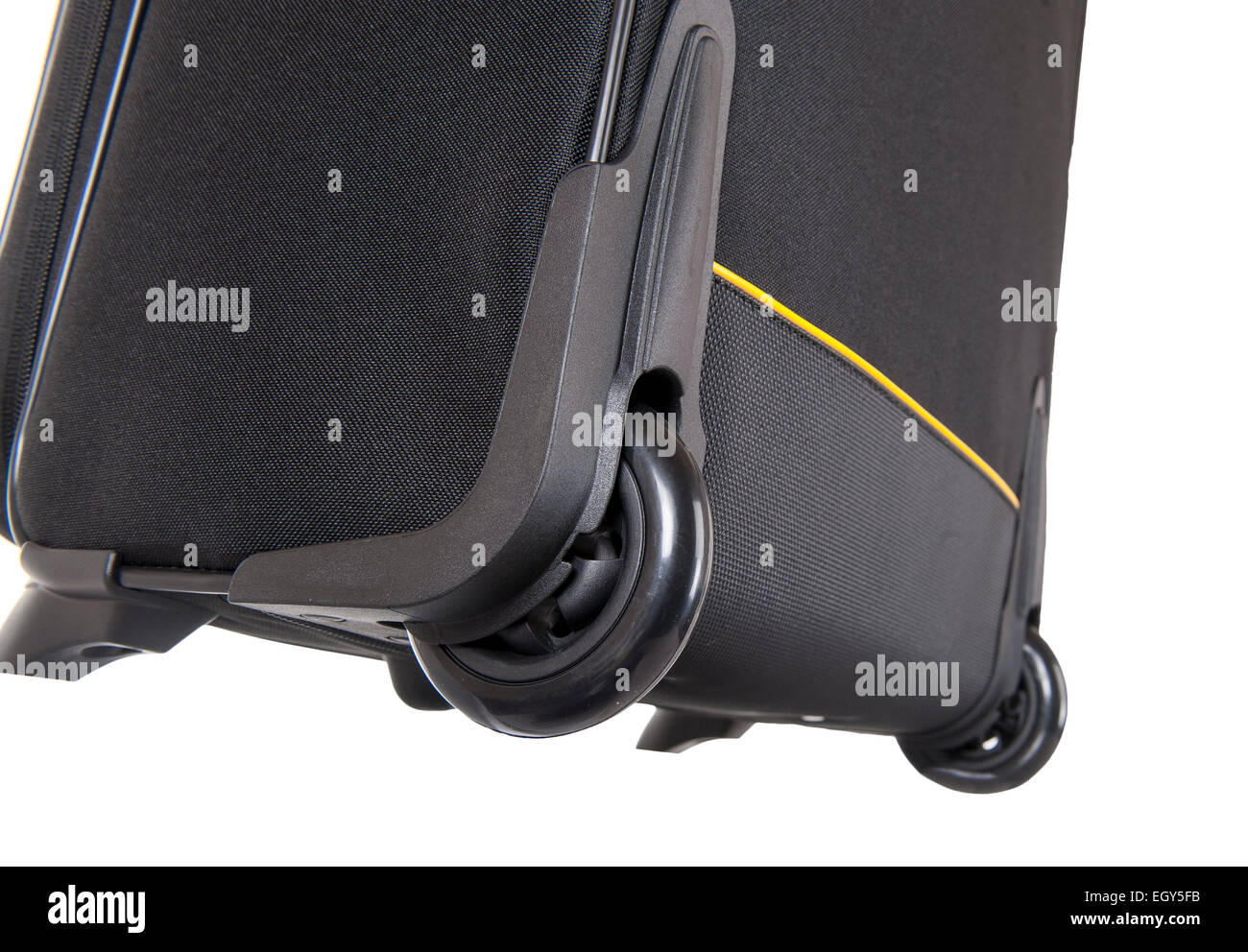 Ruote di una valigia Foto Stock