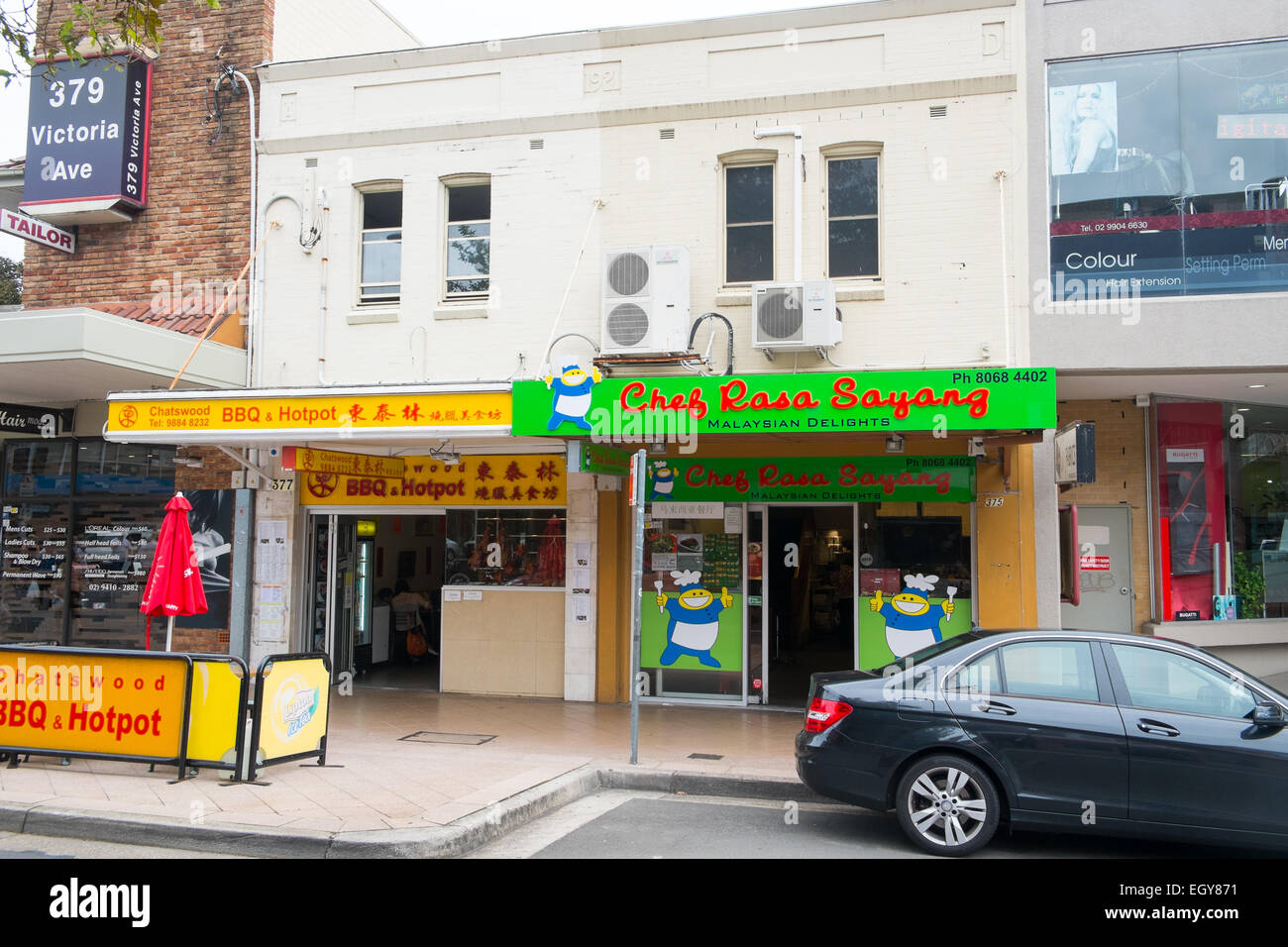 Ristoranti asiatici in Chastwood,Sydney , Australia Foto Stock