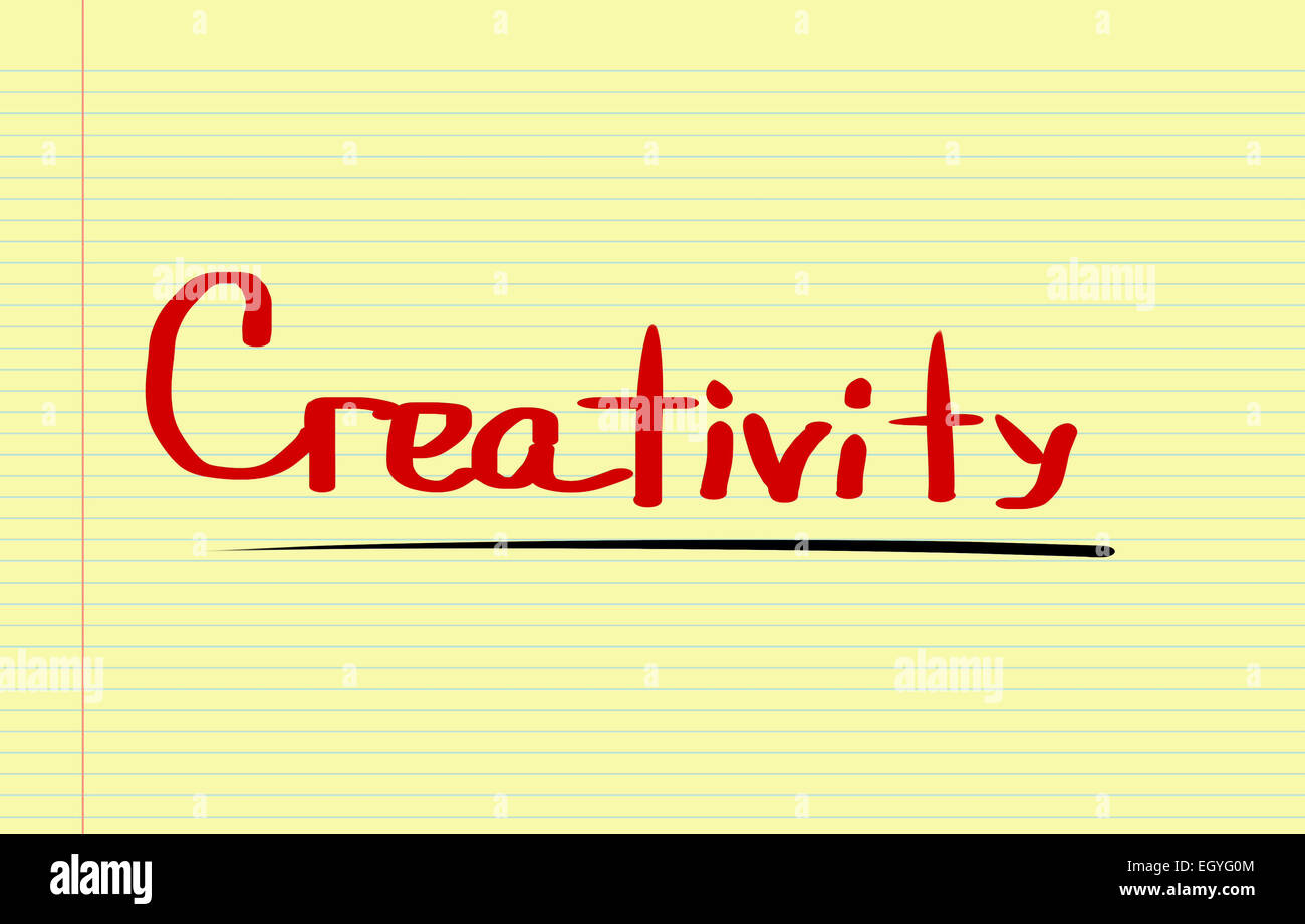 Il concetto di creatività Foto Stock
