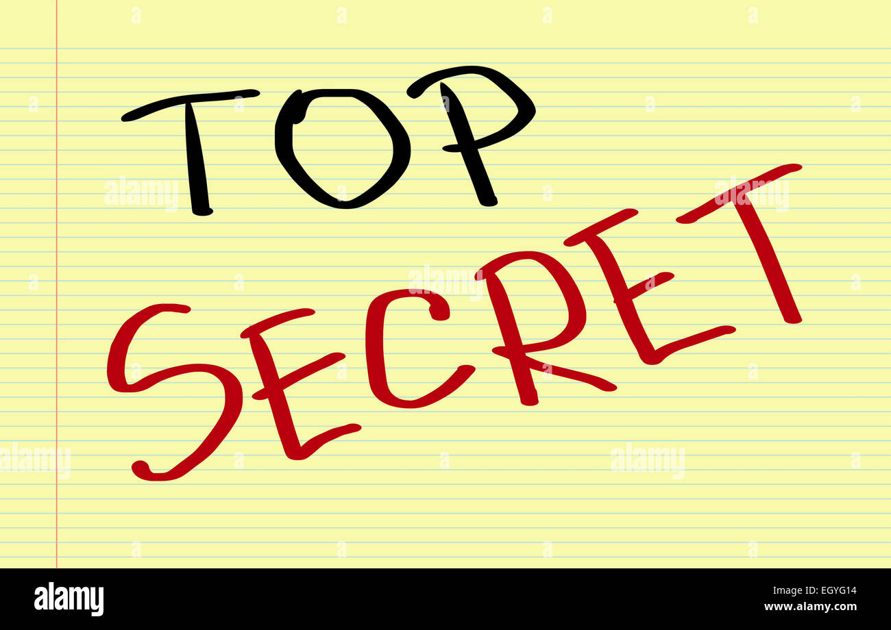 Top Secret Concept Foto Stock