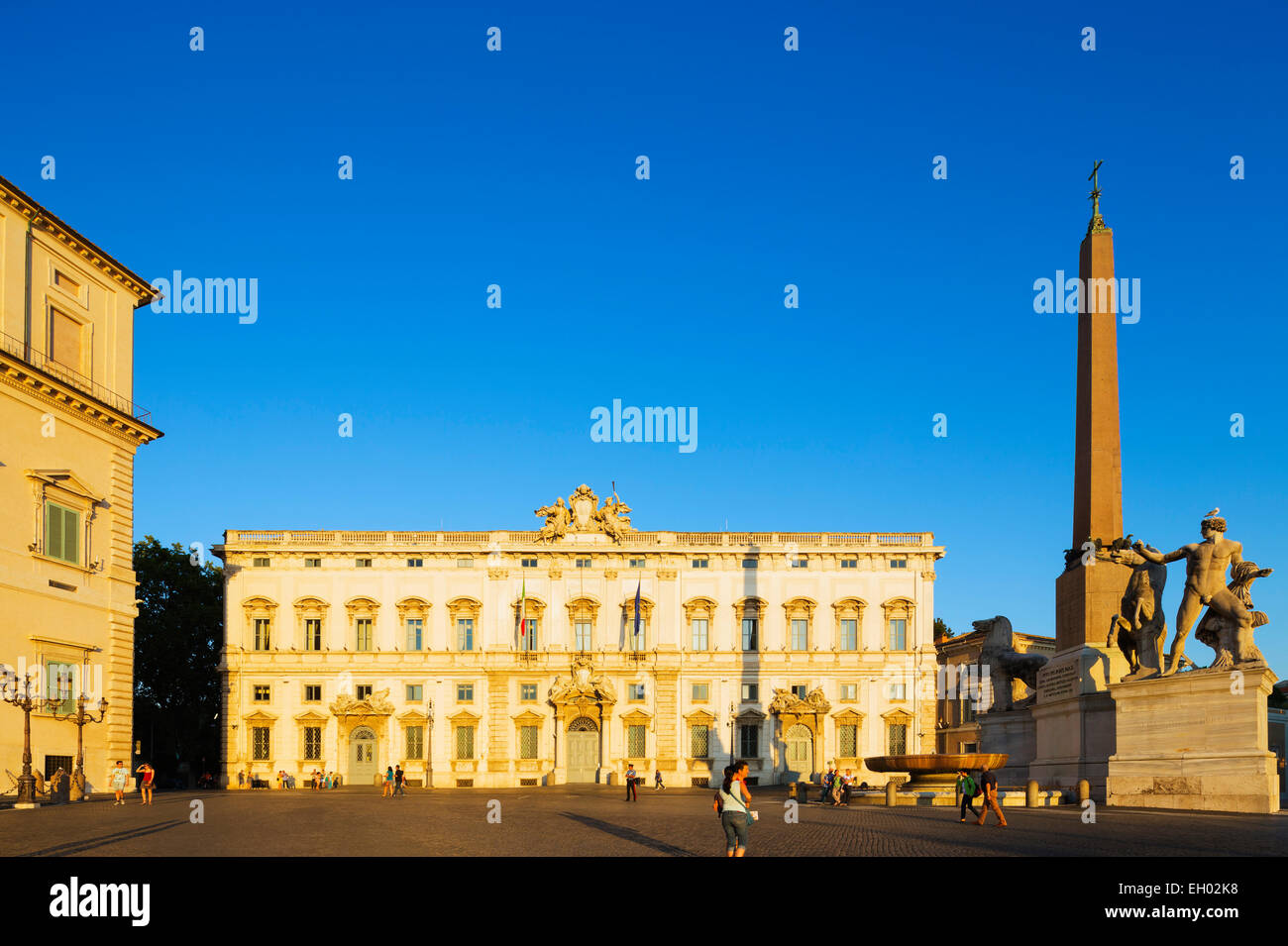 L'Europa, Italia, Lazio, Roma, Piazza Obelisco Foto Stock