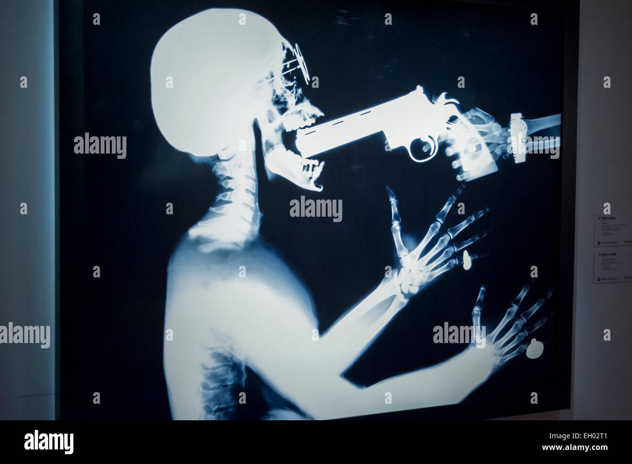 Londra, Regno Unito. 4 Marzo, 2015. Premere la visualizzazione dei pezzi facenti parte del prossimo "Testimonianza" asta di Sotheby s. Le voci sono state acquisite nel corso di decenni da un collettore singolo e comprende opere di Warhol, Hirst e Rothko. Credito: Stephen Chung/Alamy Live News Foto Stock