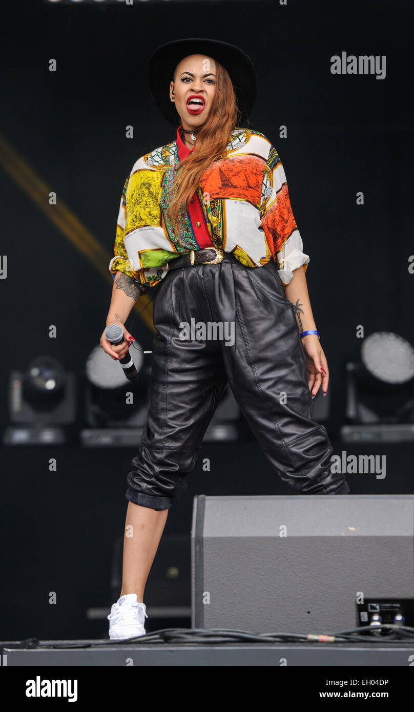 Il Neon Jungle eseguire live al Fusion Festival a Birmingham il sabato con: Neon giungla in cui: Birmingham, Regno Unito quando: 30 Ago 2014 Foto Stock
