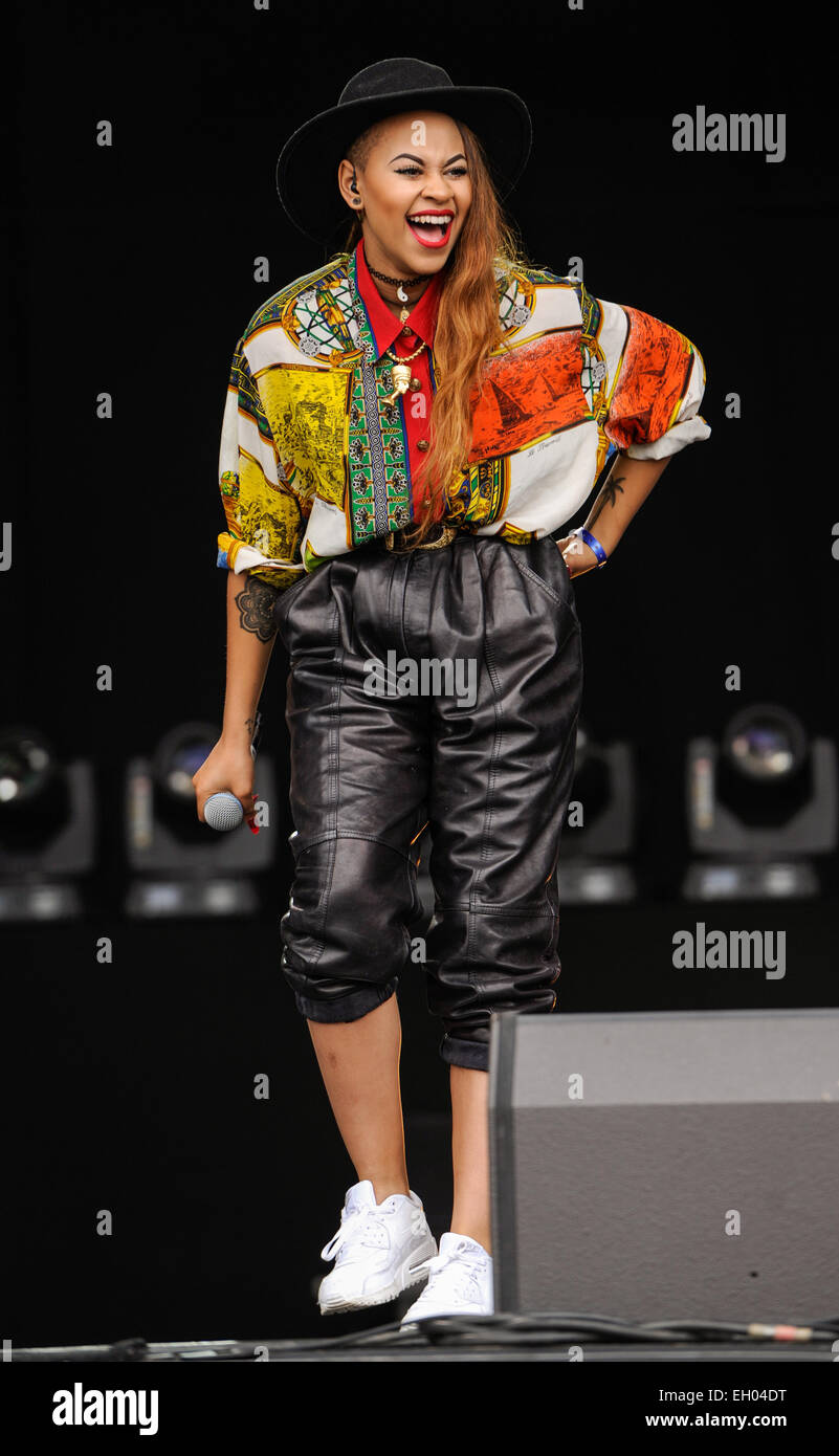 Il Neon Jungle eseguire live al Fusion Festival a Birmingham il sabato con: Neon giungla in cui: Birmingham, Regno Unito quando: 30 Ago 2014 Foto Stock