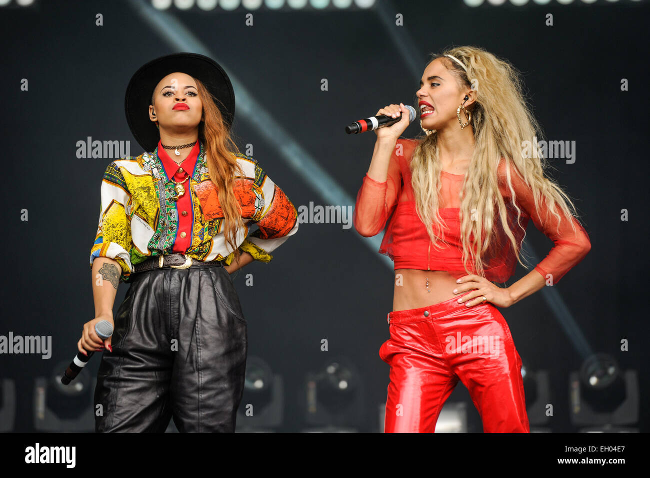 Il Neon Jungle eseguire live al Fusion Festival a Birmingham il sabato con: Neon giungla in cui: Birmingham, Regno Unito quando: 30 Ago 2014 Foto Stock