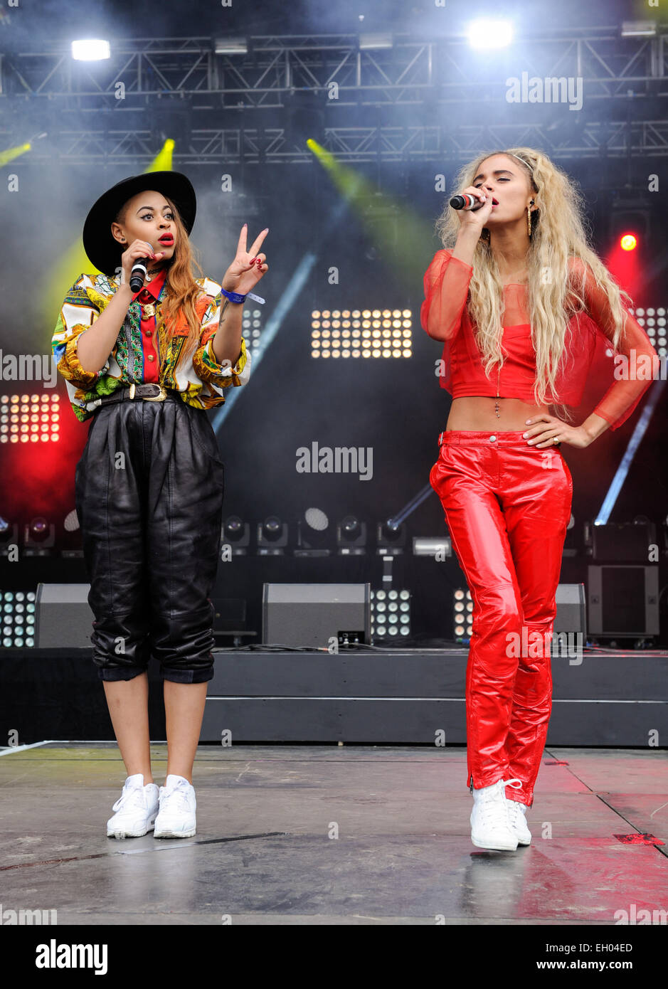 Il Neon Jungle eseguire live al Fusion Festival a Birmingham il sabato con: Neon giungla in cui: Birmingham, Regno Unito quando: 30 Ago 2014 Foto Stock