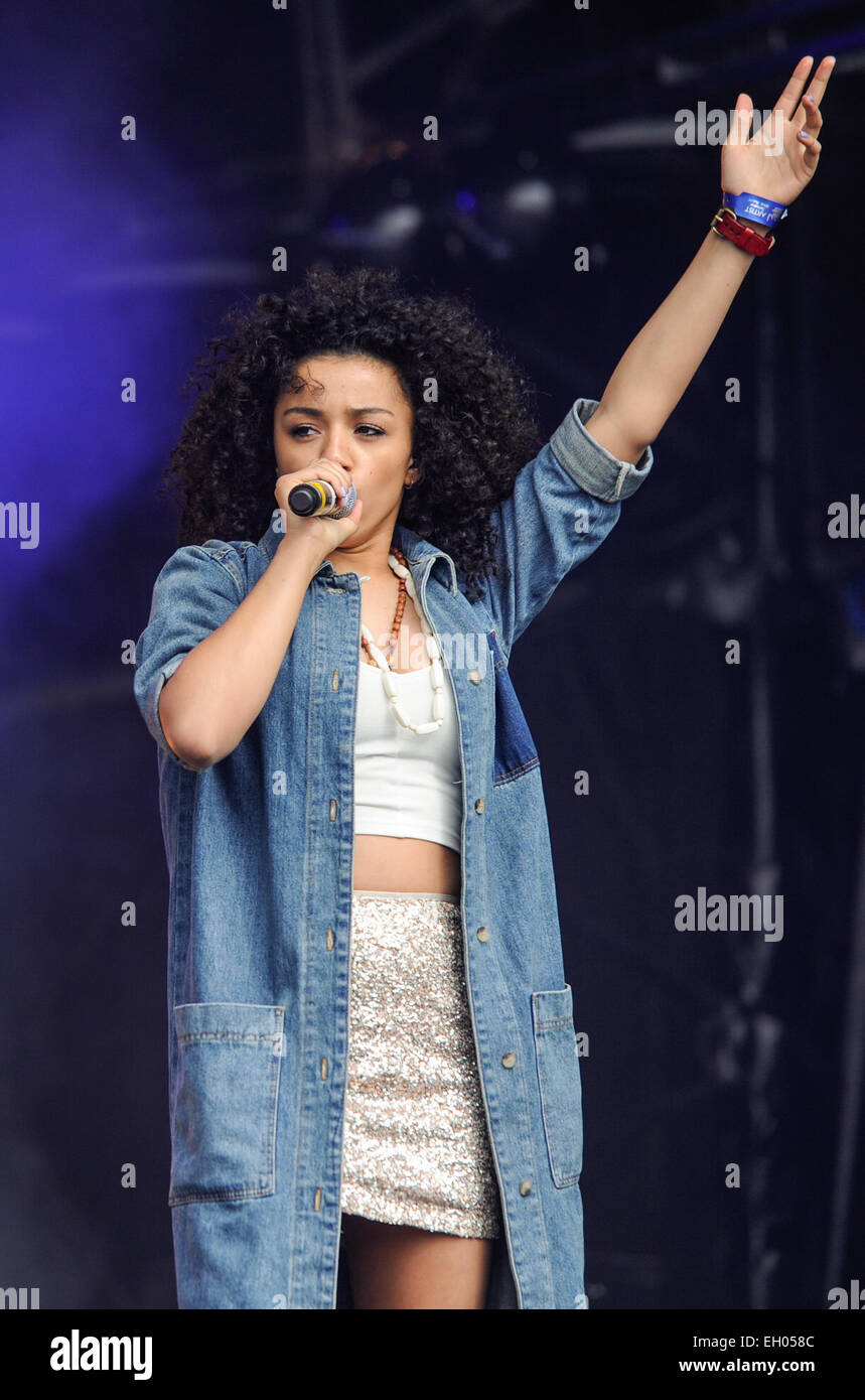 Il Neon Jungle eseguire live al Fusion Festival a Birmingham il sabato con: Neon giungla in cui: Birmingham, Regno Unito quando: 30 Ago 2014 Foto Stock