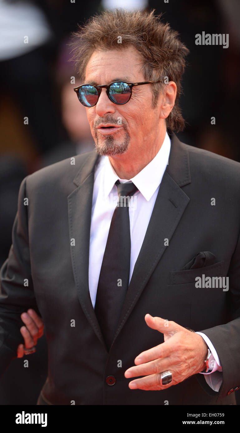 Settantunesima Venice International Film Festival - 'Manglehorn' - Premiere con: Al Pacino dove: Venezia, Italia Quando: 30 Ago 2014 Foto Stock