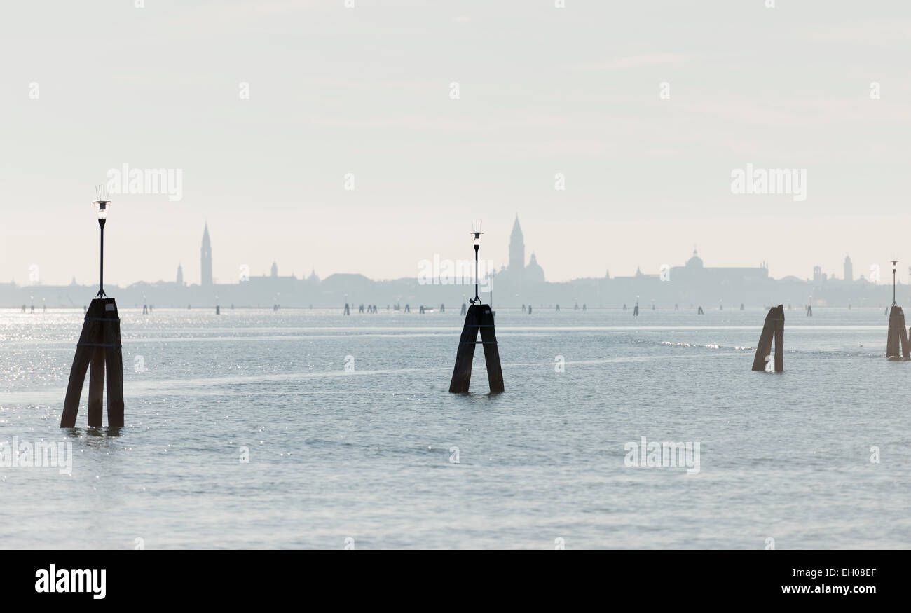 L'Europa, Italia, Veneto, laguna di Venezia Foto Stock