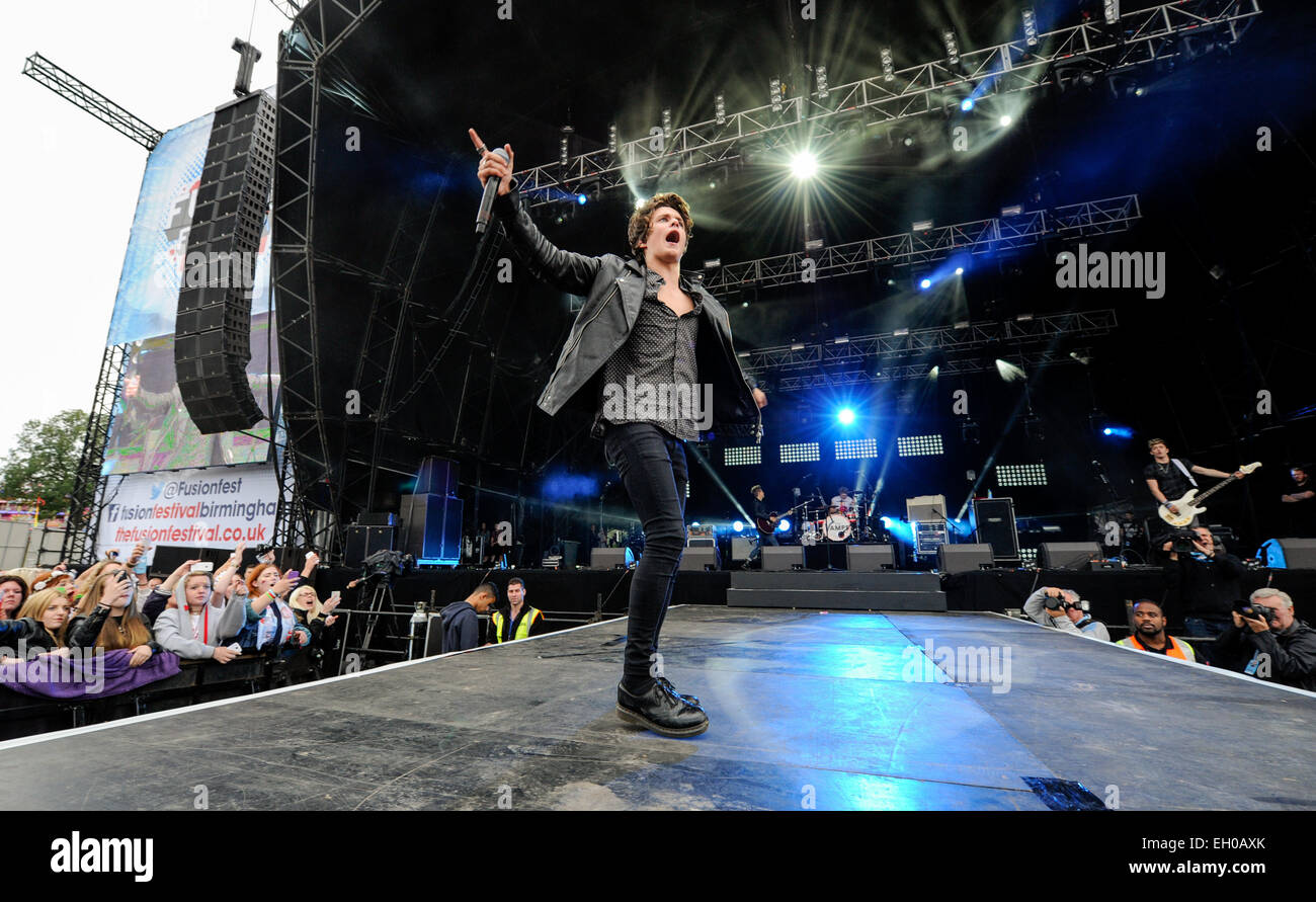 Le tomaie eseguire live al Fusion Festival a Birmingham il sabato con: le tomaie,Bradley Simpson dove: Birmingham, Regno Unito quando: 30 Ago 2014 Foto Stock