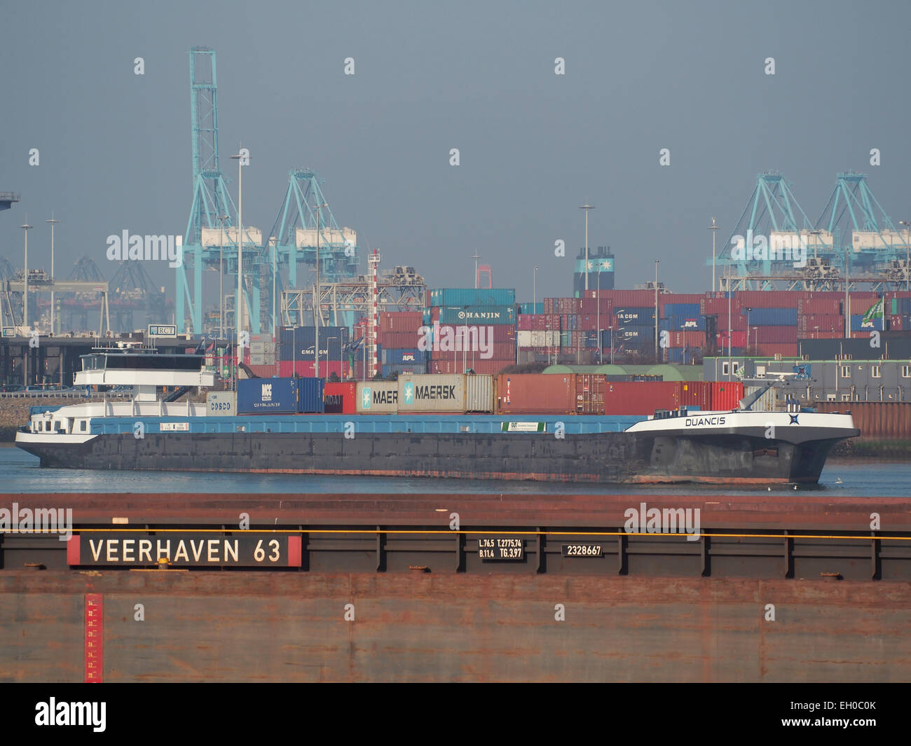 Duancis ENI 02332192, Hartelhaven, porto di Rotterdam, pic1 Foto Stock