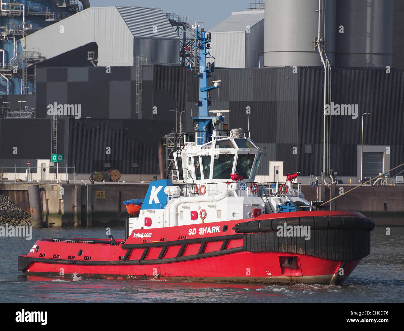 Squalo SD, IMO 9410715 nel Mississippi porto, porto di Rotterdam, pic3 Foto Stock
