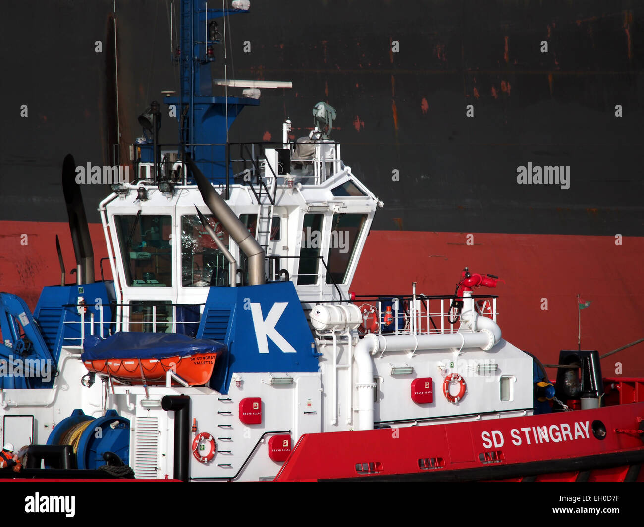 SD STINGRAY, IMO 9448176 nel Mississippi porto, porto di Rotterdam, pic5 Foto Stock