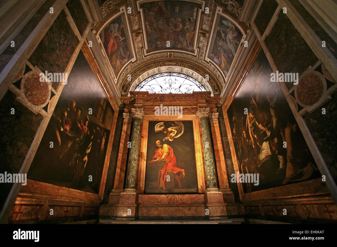 Roma, dipinti di Caravaggio presso la chiesa di San Luigi dei Francesi