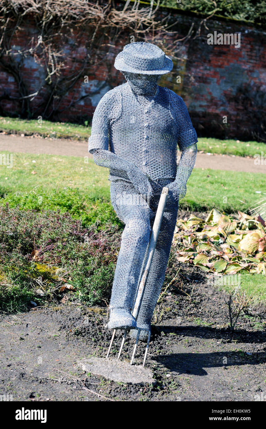 La Newstead Abbey ,Nottinghamshire ,UK. Foto Stock