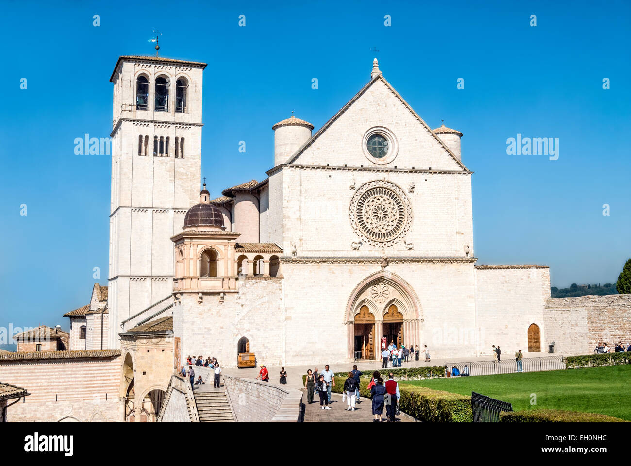 Basilica di San Francesco d'Assisi, Assisi, Umbria, Italia | Basilika des Heiligen Franziskus, Assisi, Umbria, Italien Foto Stock