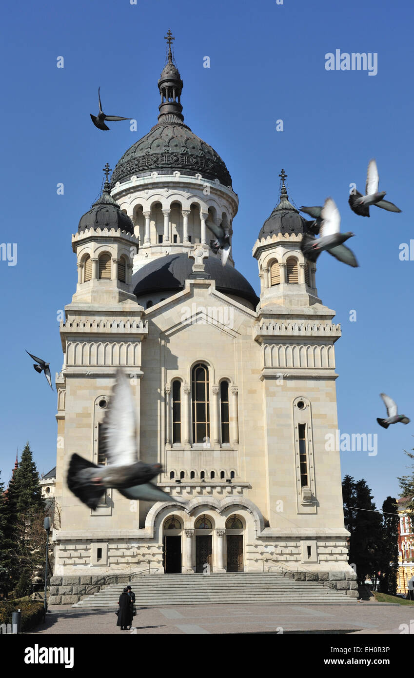 Dormizione della Theotokos cattedrale, Cluj-Napoca, Romania Foto Stock