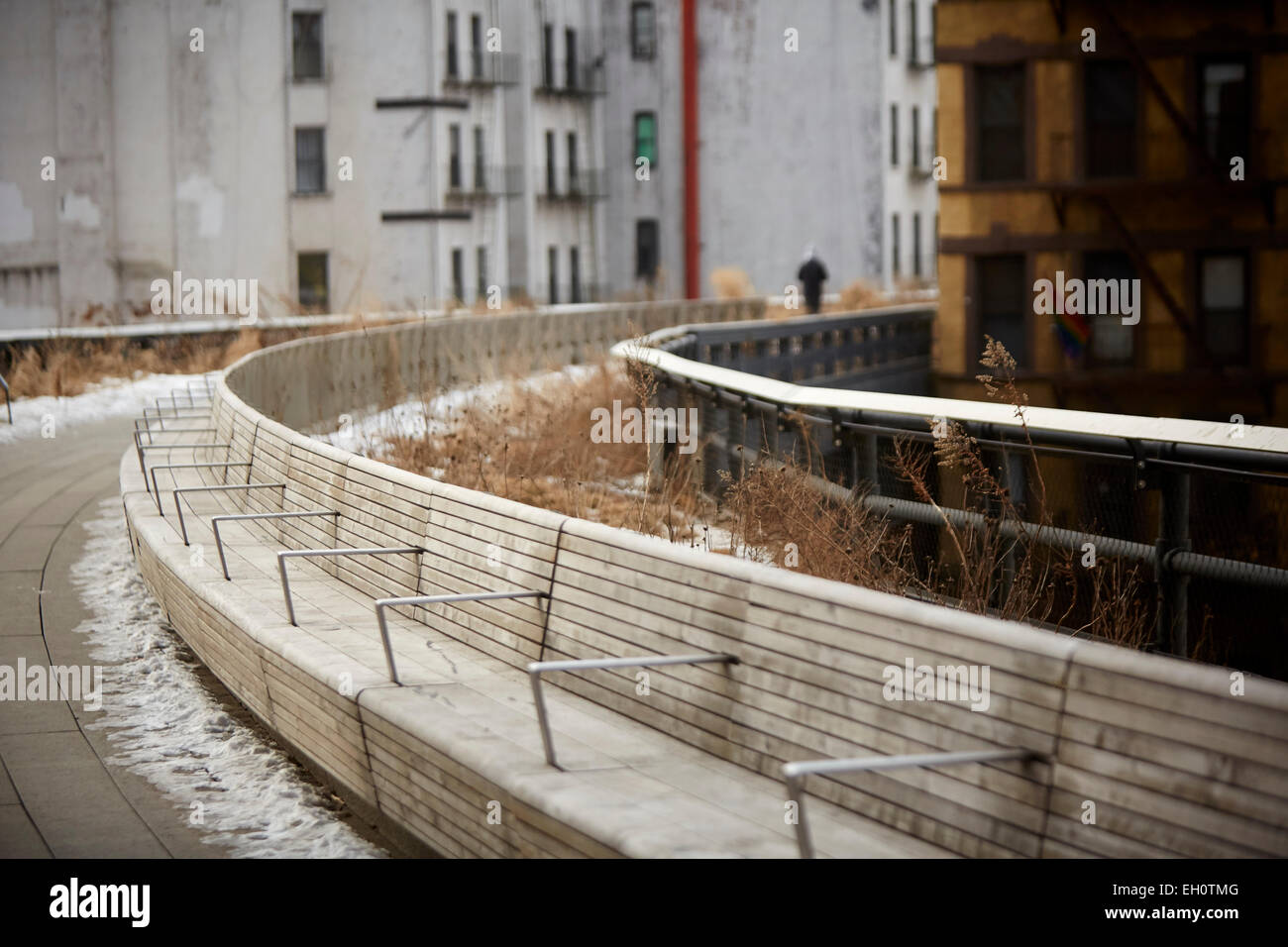 La linea alta Park di Manhattan a New York Nord America STATI UNITI D'AMERICA Foto Stock