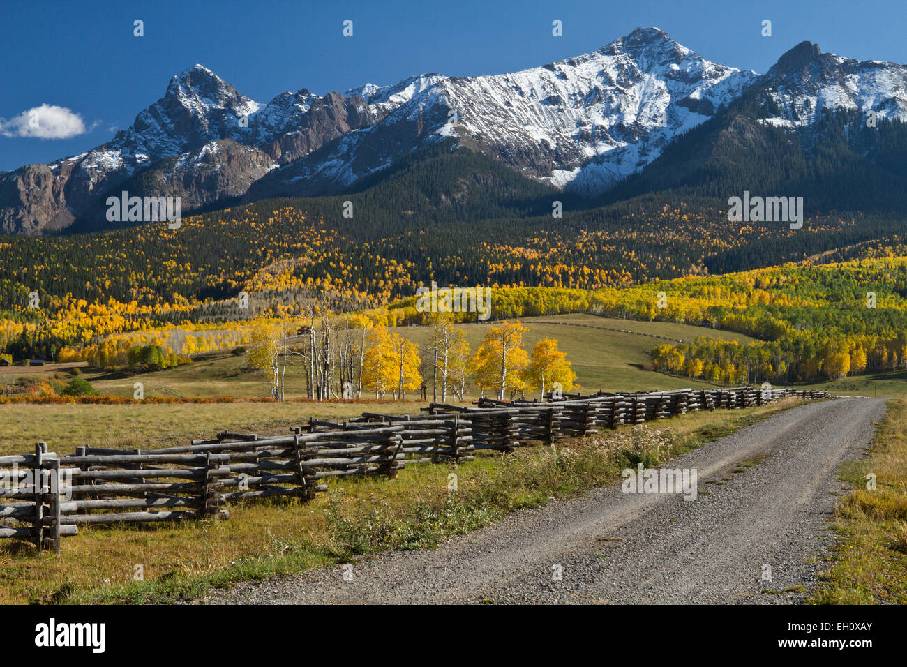 Ultimo Dollaro Ranch in Colorado, STATI UNITI D'AMERICA Foto Stock