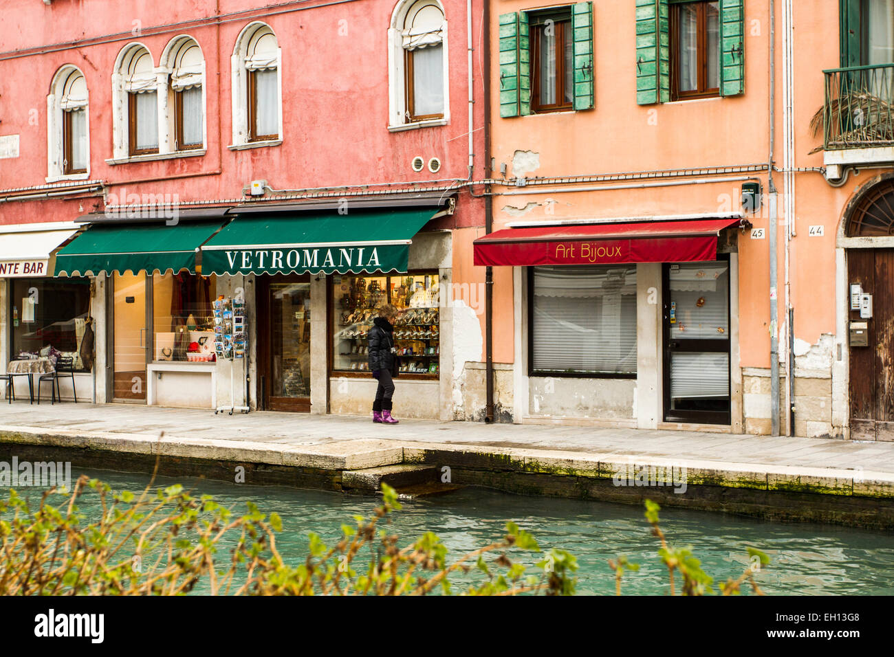 Negozio di vetro fronti. Murano, Provincia di Venezia, Italia Foto stock -  Alamy