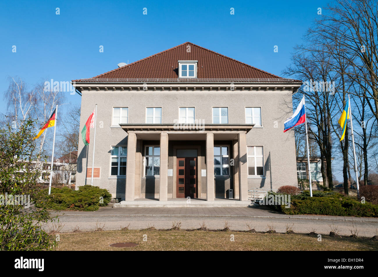 Berlin Karlshorst German Russian Museum, l'edificio in cui la Germania ha firmato capitolazione di maggio su 8, 1945 Foto Stock