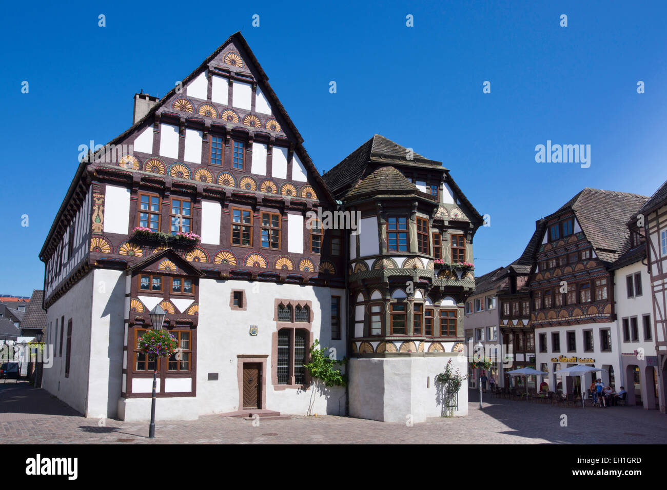 Dean's house dal 1561, hoexter, RENANIA DEL NORD-VESTFALIA, Germania, Europa Foto Stock