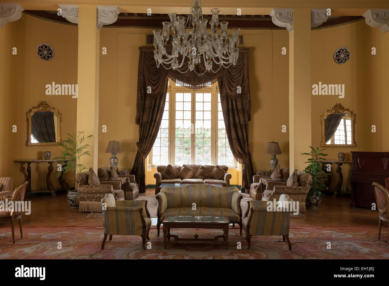 Old Winter Palace hotel Luxor Egitto. Foto Stock