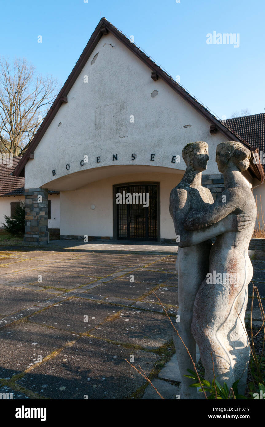 Ex villa di Joseph Goebbels al Lago Bogensee, Brandeburgo, Germania Foto Stock