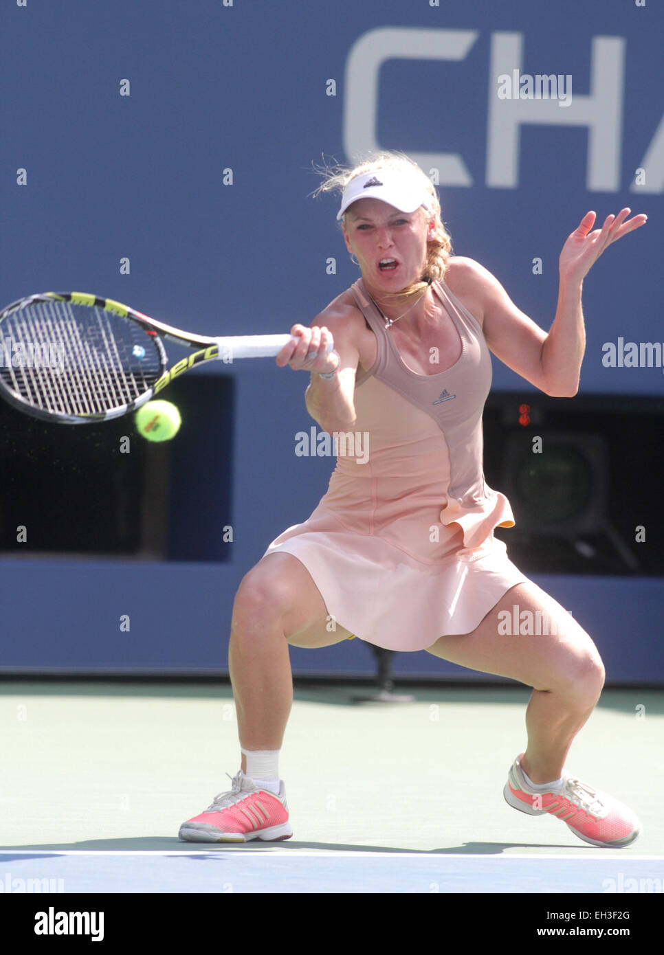 2014 US Open Tennis Championships - Giorno 7 dotate di: Caroline Wozniak dove: New York, Stati Uniti quando: 31 Ago 2014 Foto Stock