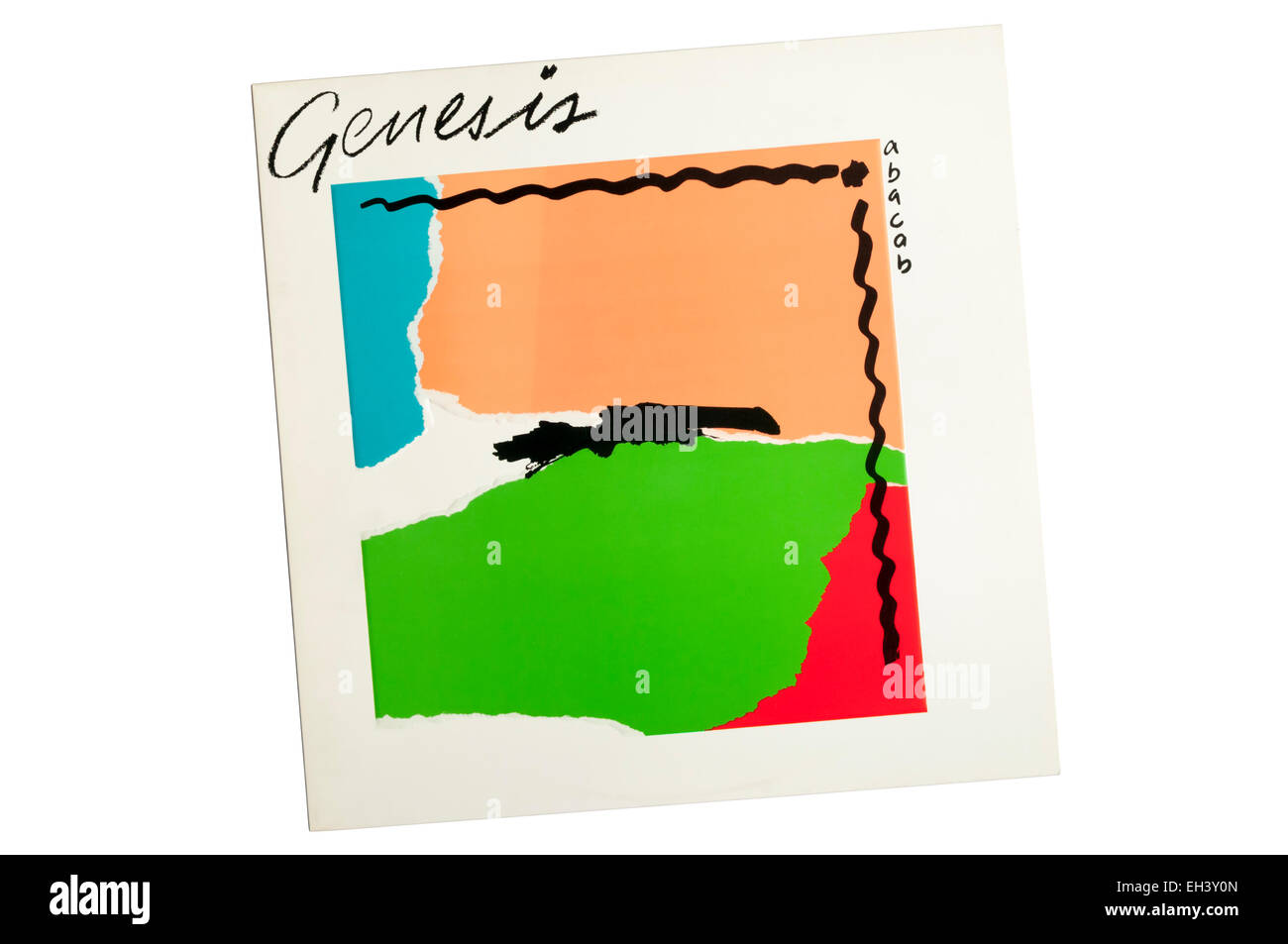 Abacab, rilasciato nel 1981, fu l'undicesimo album in studio dalla band britannica Genesi. Foto Stock