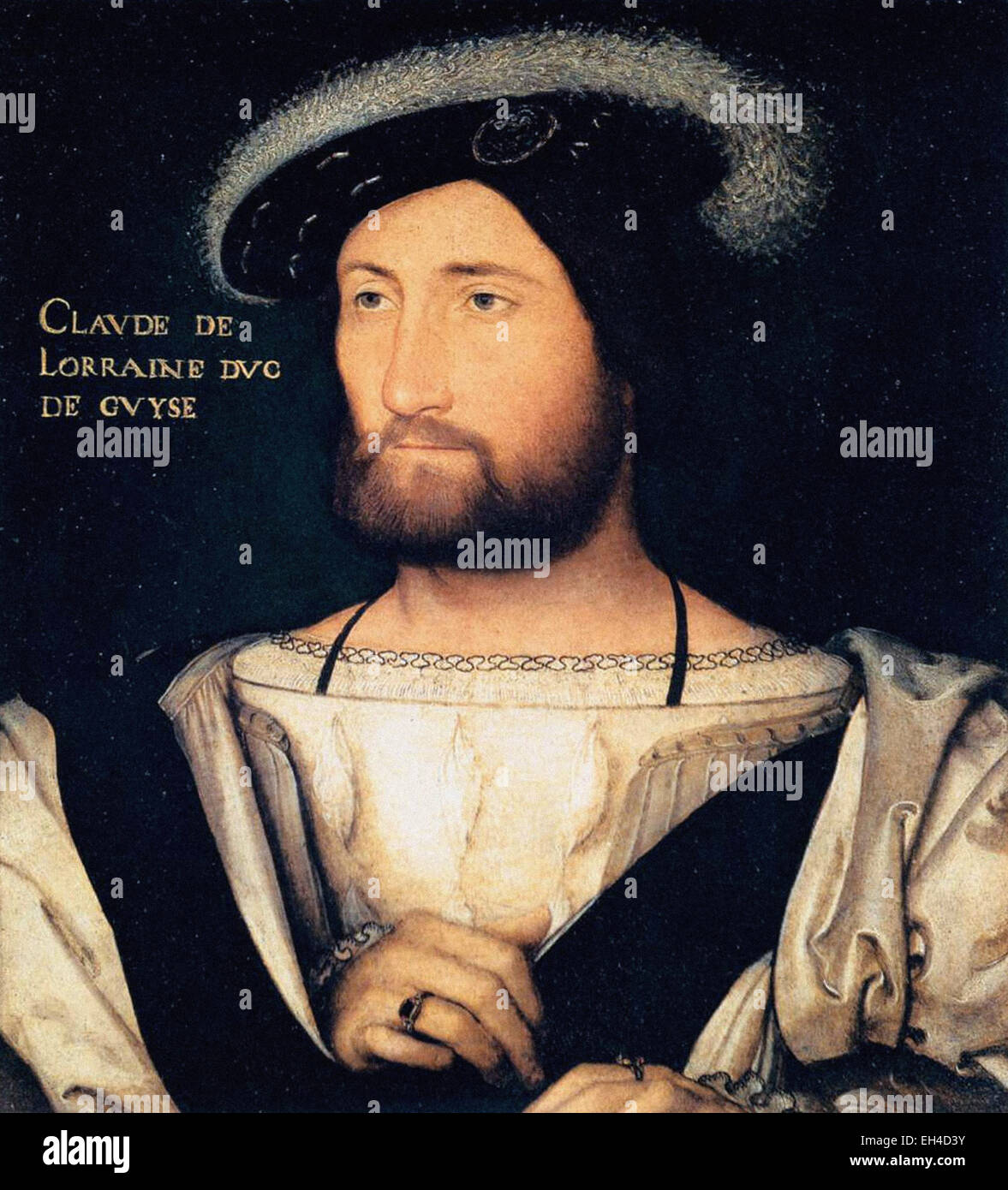 Jean Clouet Ritratto di Claude di Lorena Duca di Guisa Foto Stock