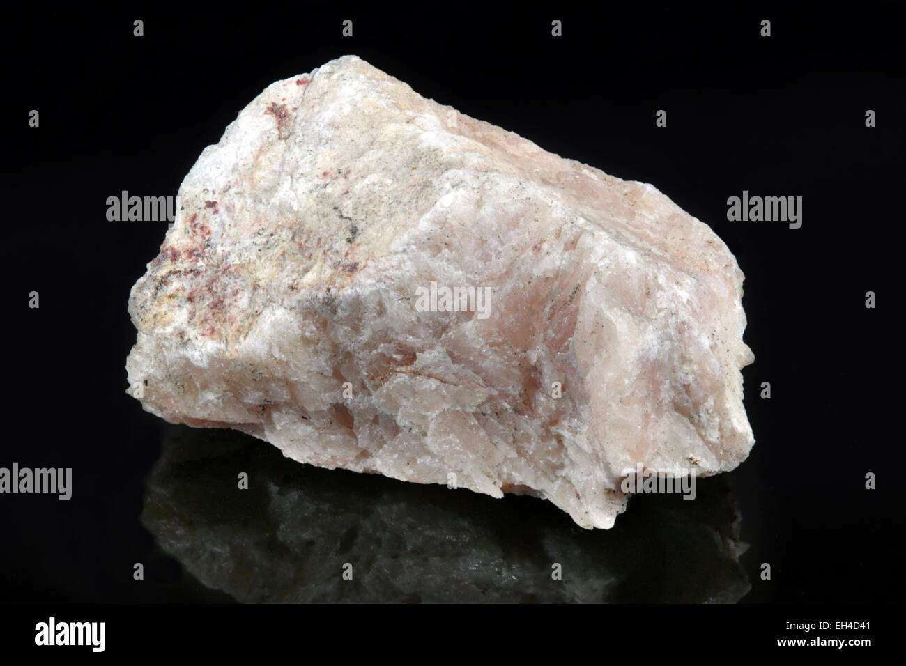 AlUnite, Aluminium ore (minerale solfato di potassio e alluminio idrato), campione Foto Stock
