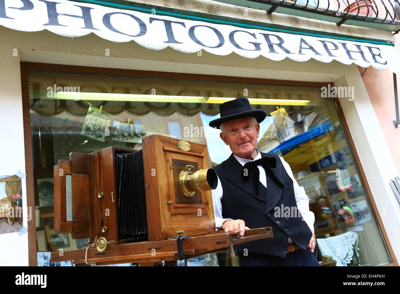 Francia, Hautes Alpes, Saint Bonnet En Champsaur, celebrazione del terroir Foto Stock