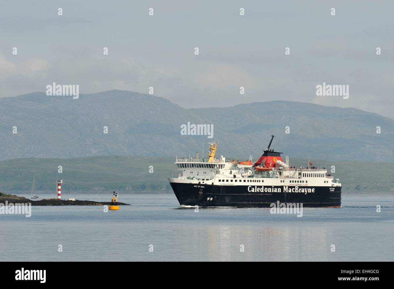 Regno Unito, Scozia, Oban, compagnia di traghetti Caledonian MacBrayne Foto Stock