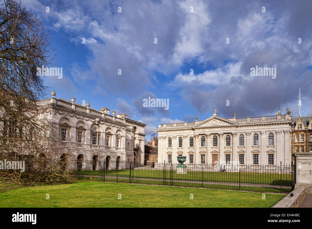 Il vecchio edificio scuole e Senate House, Cambridge University. Foto Stock