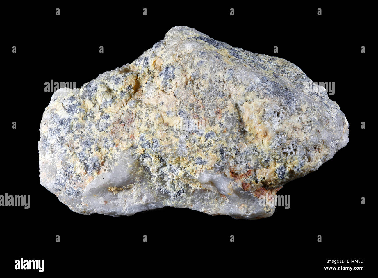 Tellurio campione di roccia Foto Stock