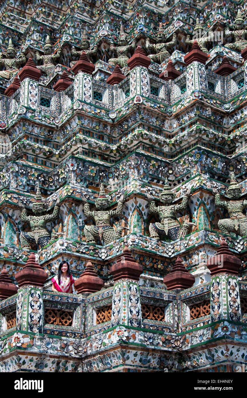 Thailandia, Bangkok, Wat Arun, Foto Stock