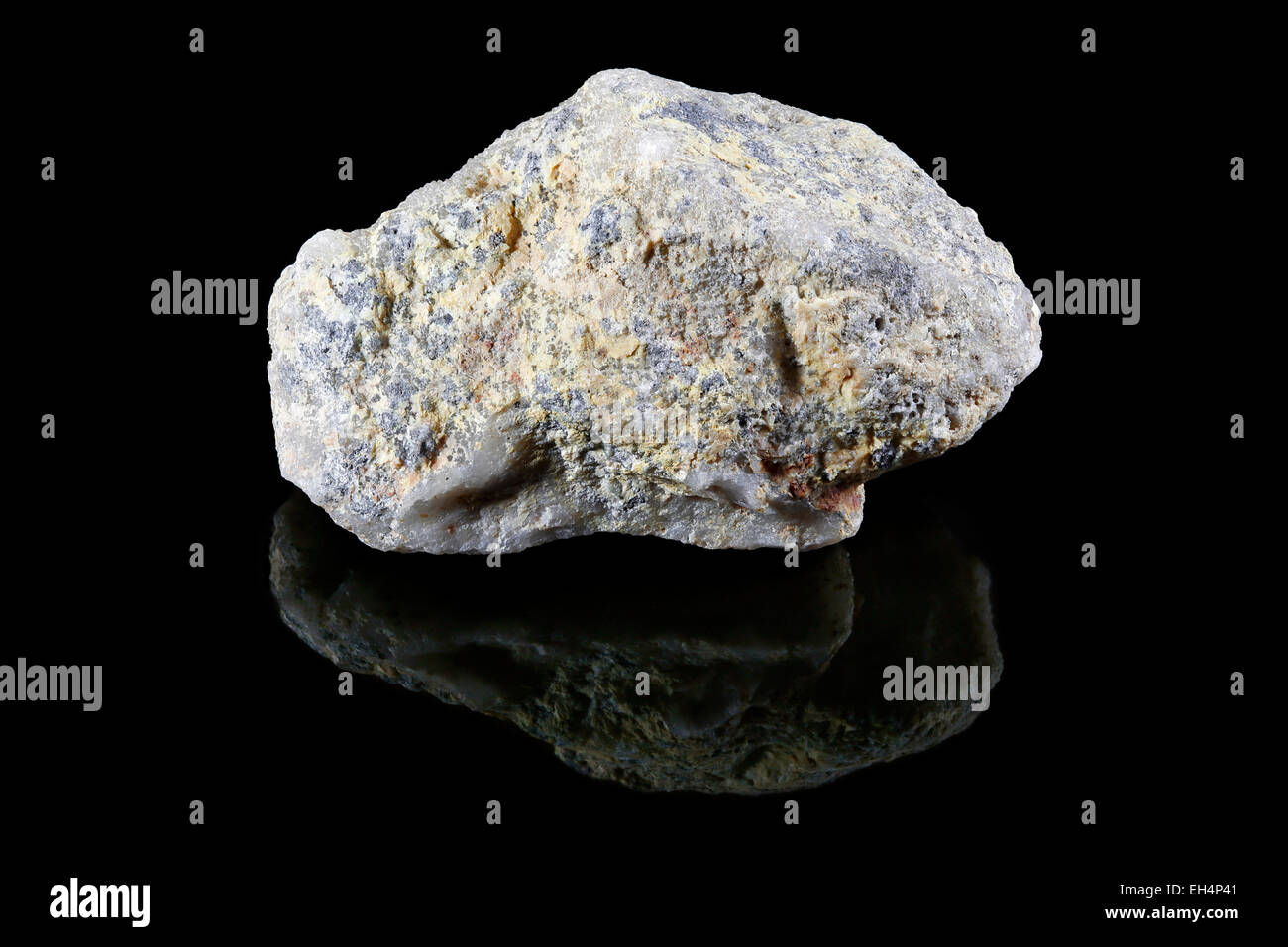 Tellurio campione di roccia Foto Stock