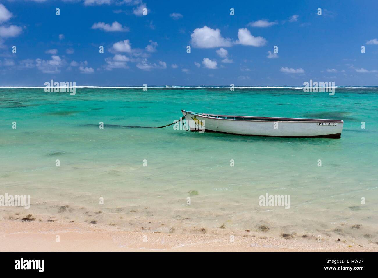Maurizio Costa Sud Occidentale, Savanne District, la spiaggia di Riambel Foto Stock