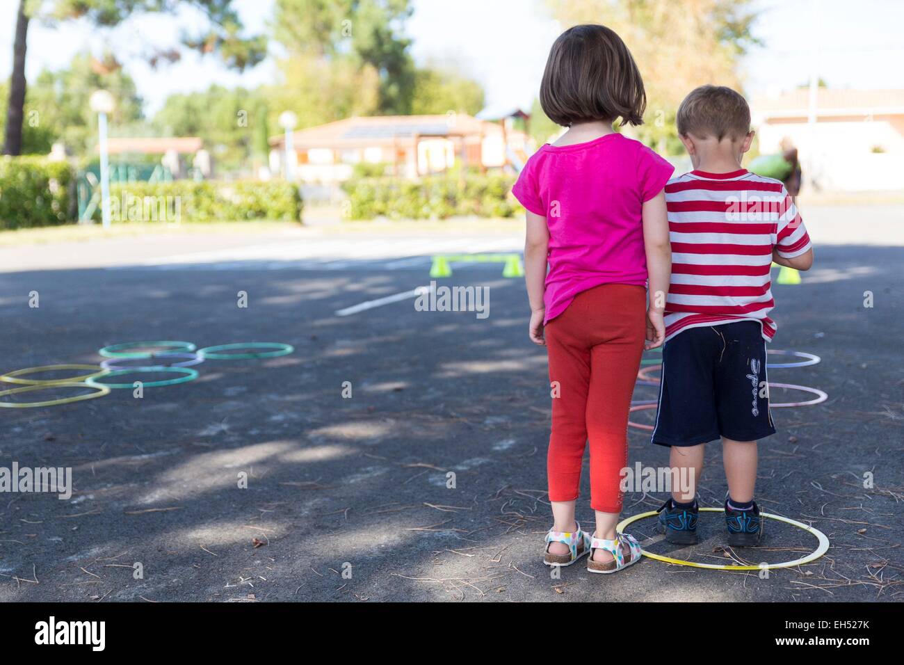 Francia, Gironde, Etauliers elementare scuola pubblica, attività extra scolastiche Foto Stock