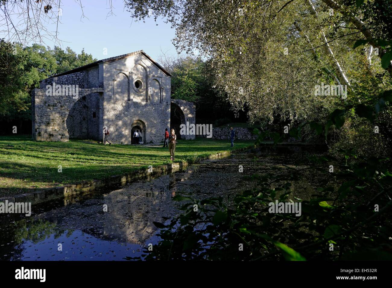 Francia, Drome, priorato di Valle delle ninfe Foto Stock