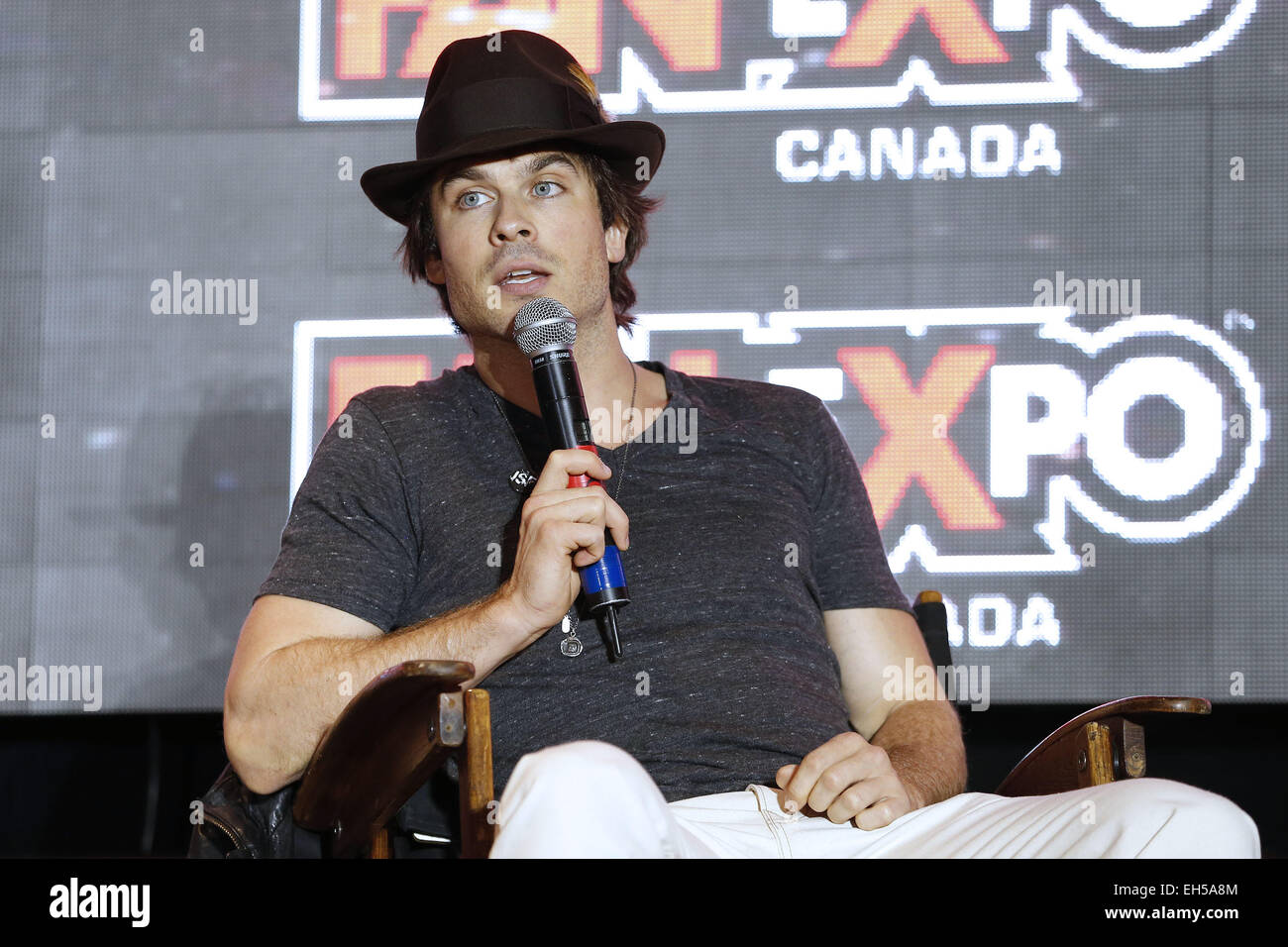 2014 FanExpo al Metro Toronto Convention Center. Dotato di: Ian Somerhalder dove: Toronto, Canada quando: 31 Ago 2014 Foto Stock