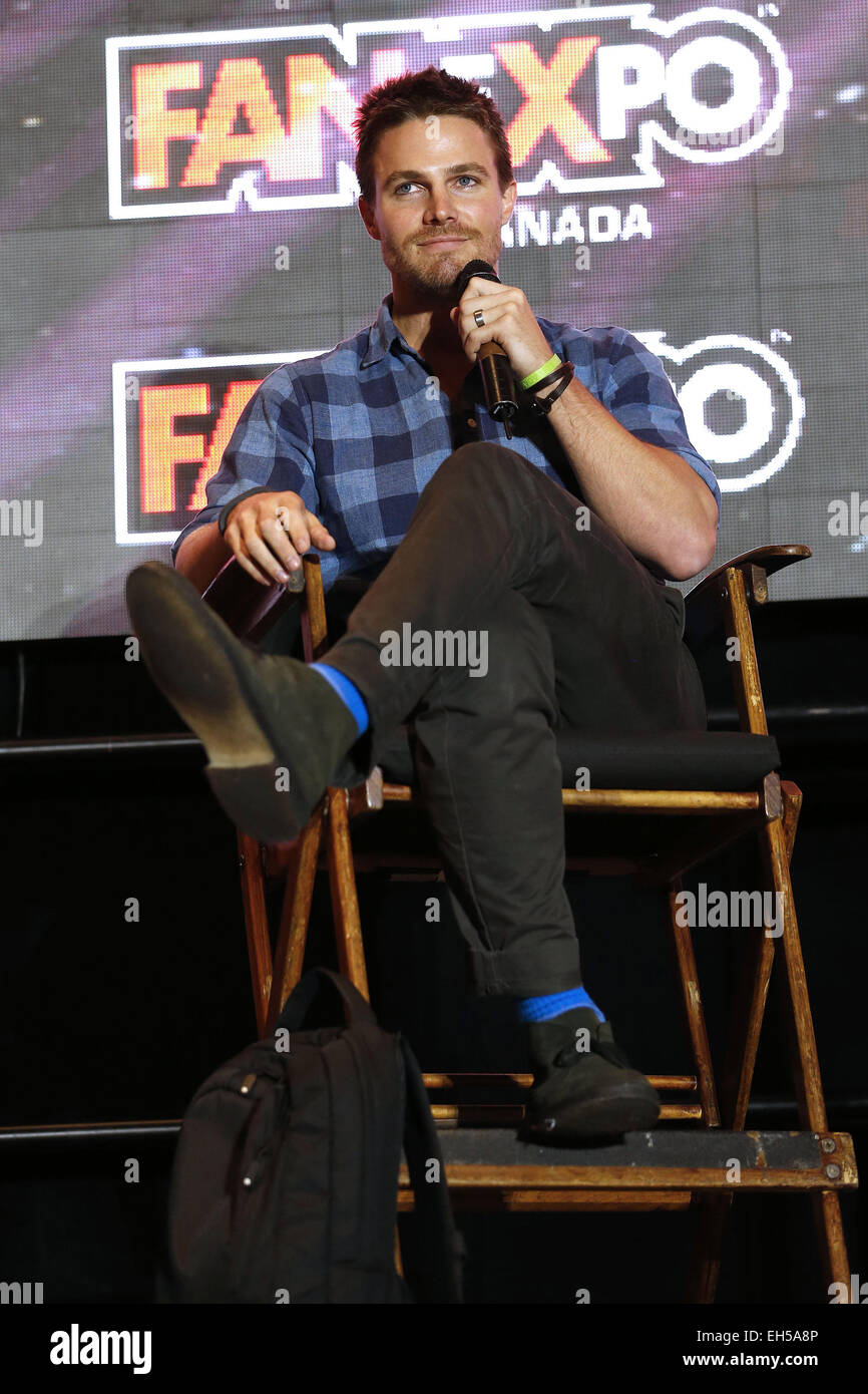 2014 FanExpo al Metro Toronto Convention Center. Dotato di: Stephen Amell dove: Toronto, Canada quando: 31 Ago 2014 Foto Stock