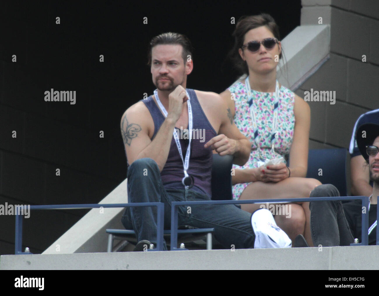 2014 US Open Tennis Championships - Giorno 8 dotate di: Shane West dove: New York, Stati Uniti quando: 01 Set 2014 Foto Stock