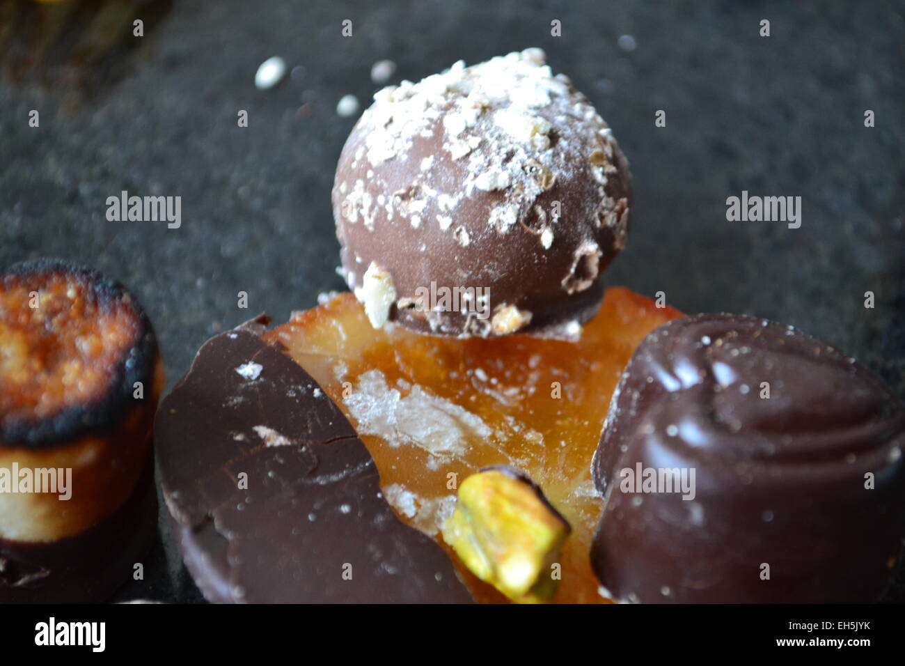 Cioccolatini extra. Foto Stock